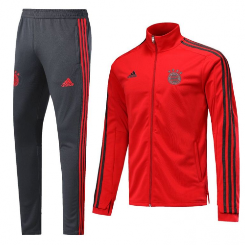 Bayern Munich 19/20 Training Jacket Tracksuit Red With Pants